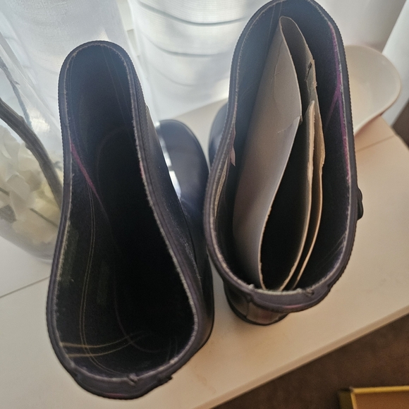 Joules Black Women's Toe Warming Rain Boots - Picture 6 of 14